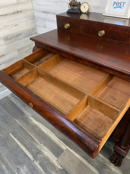 Antique Empire Mahogany Dresser Chest