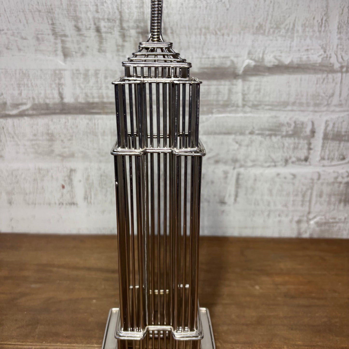 Metal Wire Empire State Building Sculpture