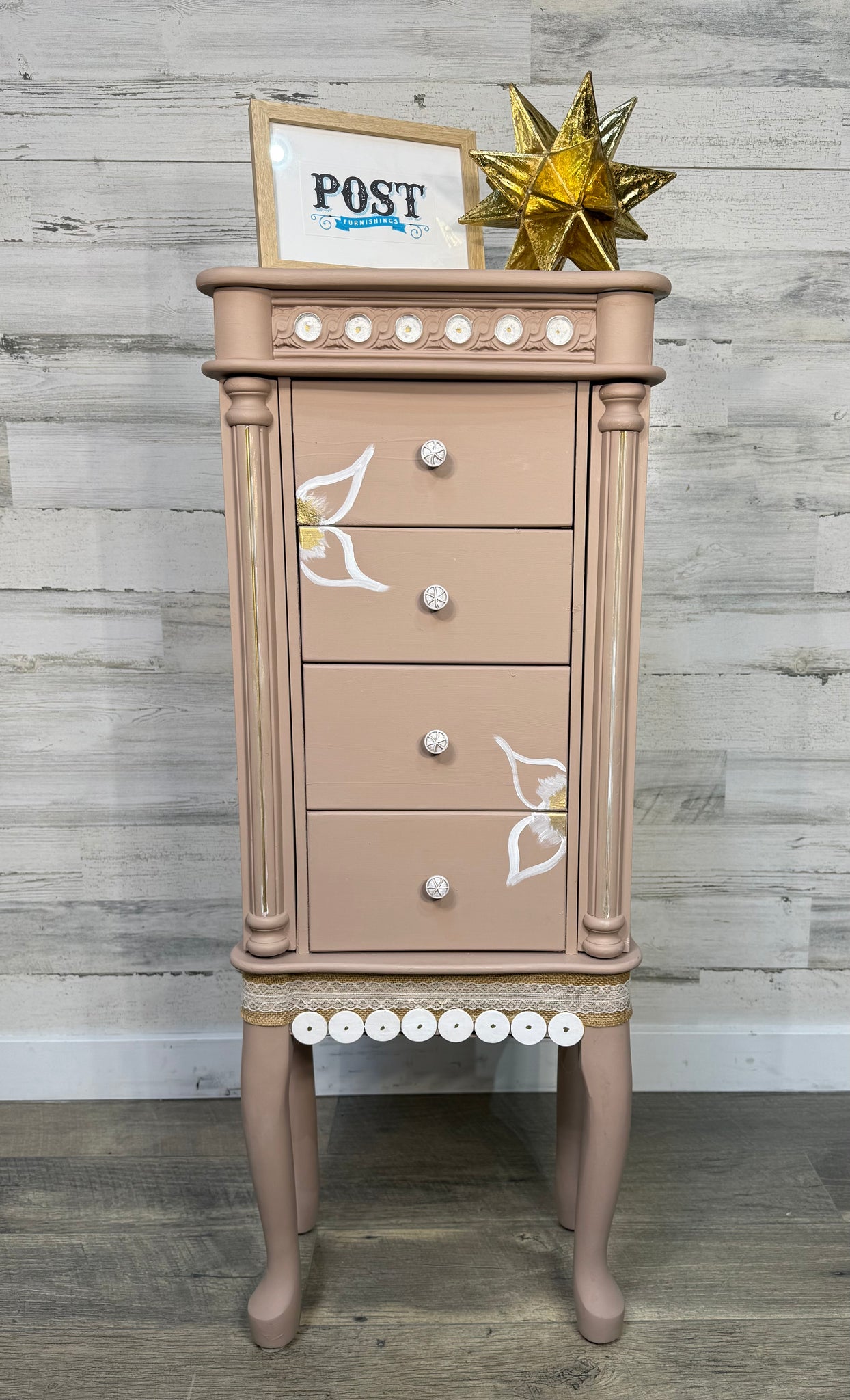 Standing Floor Jewelry Box Dresser