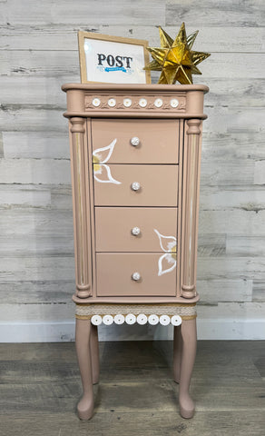 Standing Floor Jewelry Box Dresser