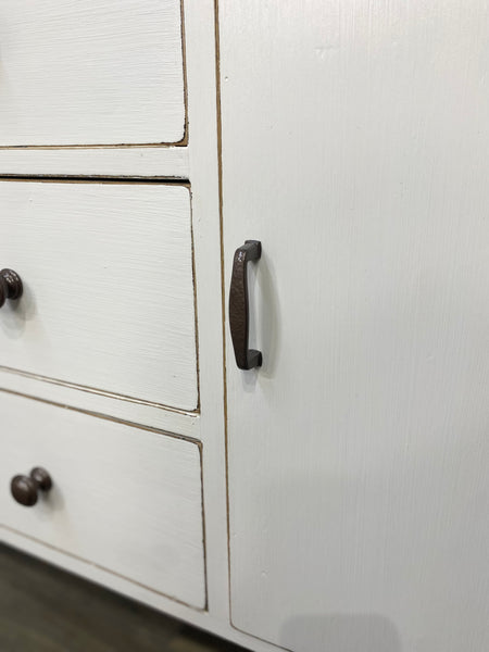 Antique White Buffet Cabinet