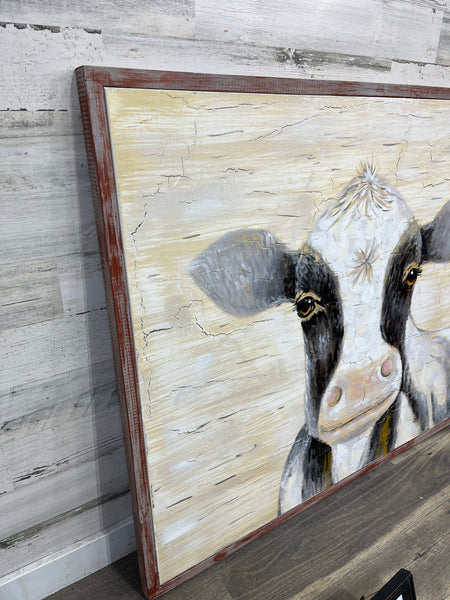 Pier 1 Curious Cow Art