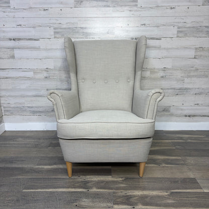 IKEA Strandmon Wingback Chair Gray