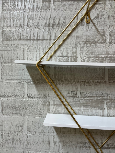 Hanging Diamond Shaped Modern Shelf