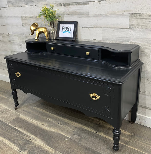 Short Black Dresser