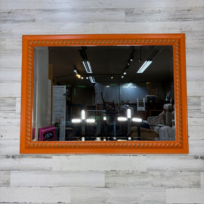 Large Orange Mirror