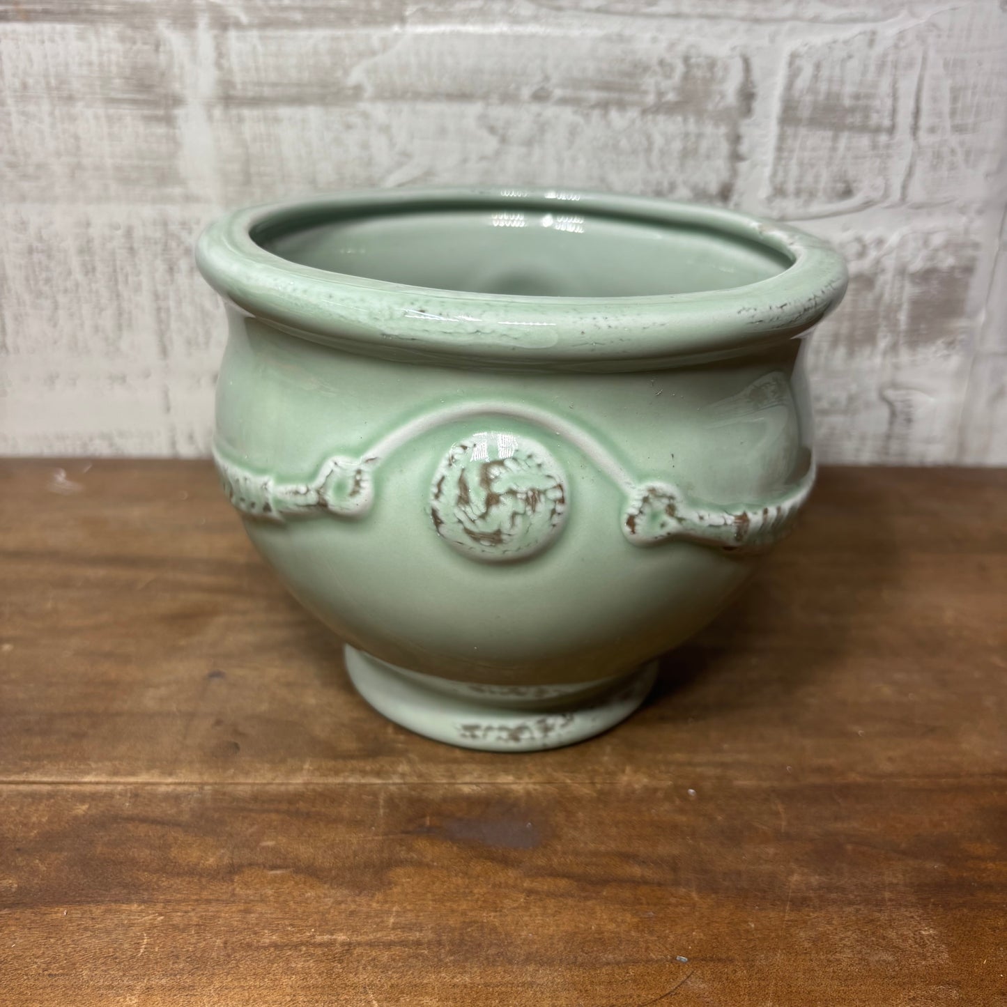 Soft Green Ceramic Pot