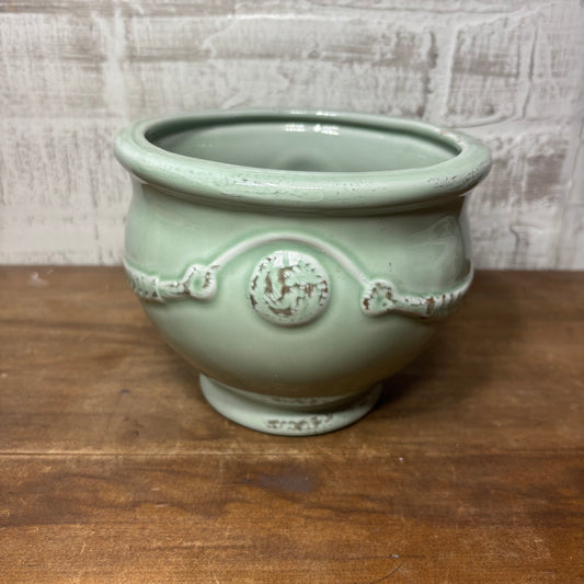 Soft Green Ceramic Pot