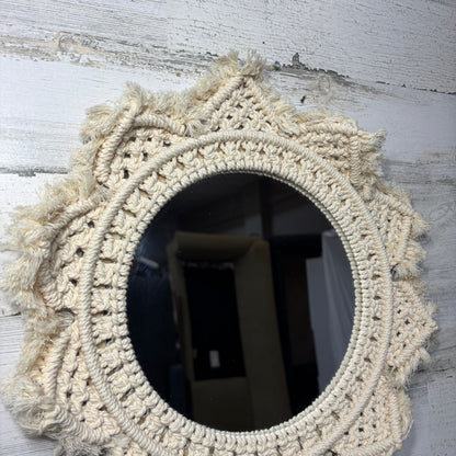 Boho Macrame Hanging Mirror