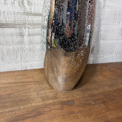 Speckled Mirror Glass Vase