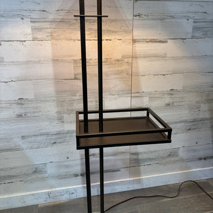 Floor Lamp W/ Built In End Table