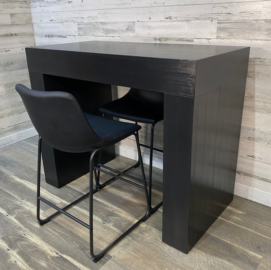 Black Bar Table & Chairs