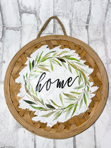 “Home” Round Sign