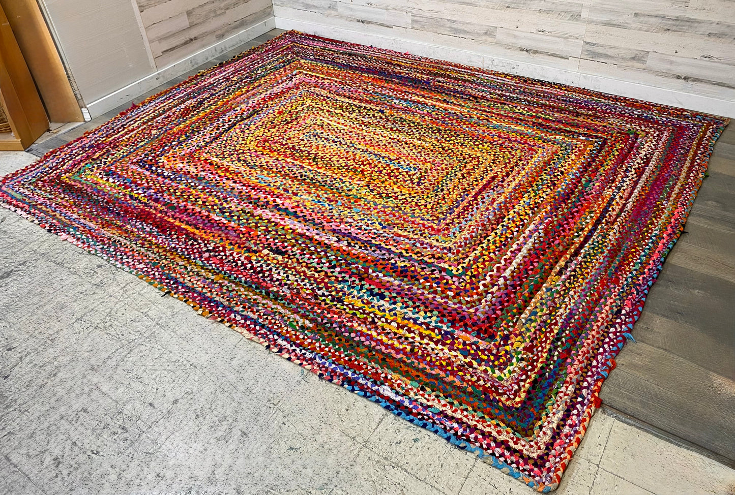 Rajrang Chindi Rag Rug 8x10