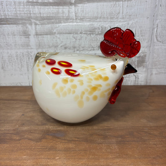 Murano Style Handblown Glass Chicken