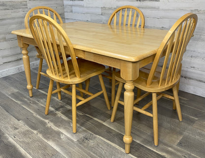 Light Wood Dining Set