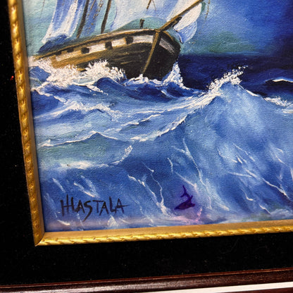 Gary Hlastala “Into The Storm” Original Painting