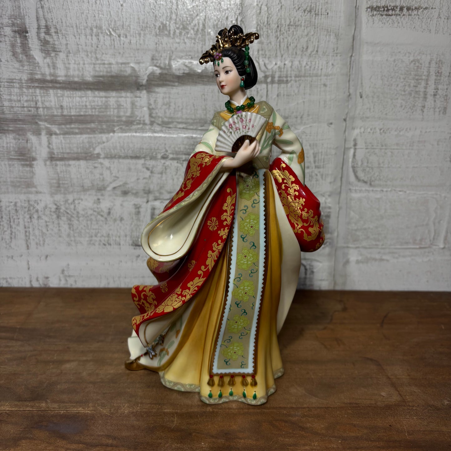 Danbury Mint Lena Liu Jade Empress Porcelain Figurine