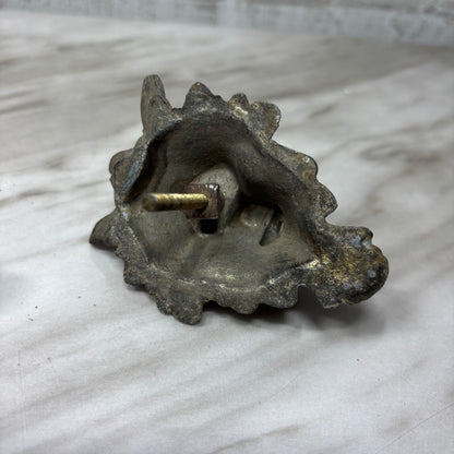 Vintage Brass Lion Head Drawer Pulls