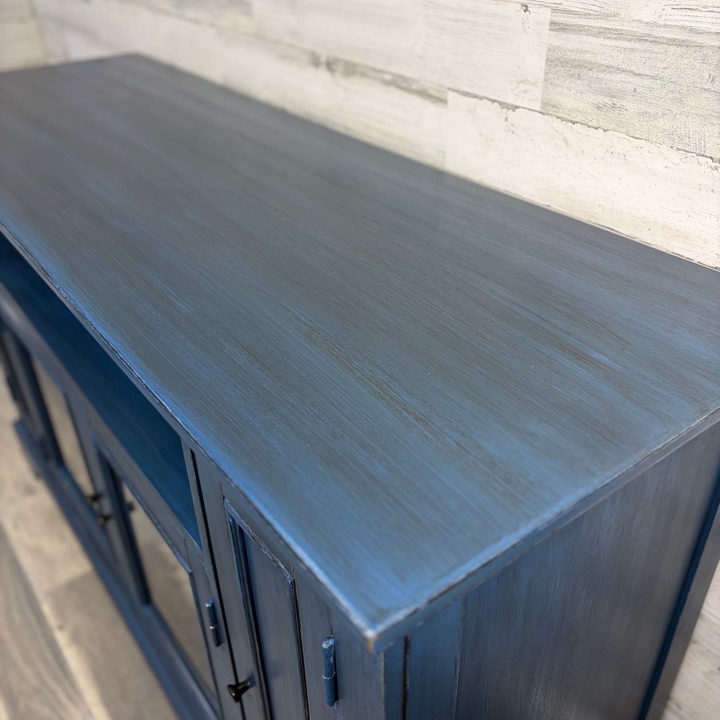 Dark Blue Tv Stand Buffet