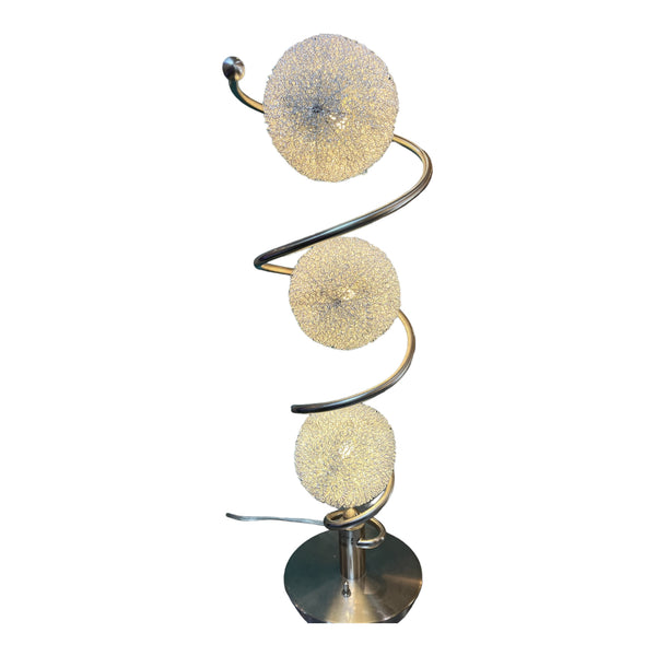 Orb Globe Swirl Table Lamp