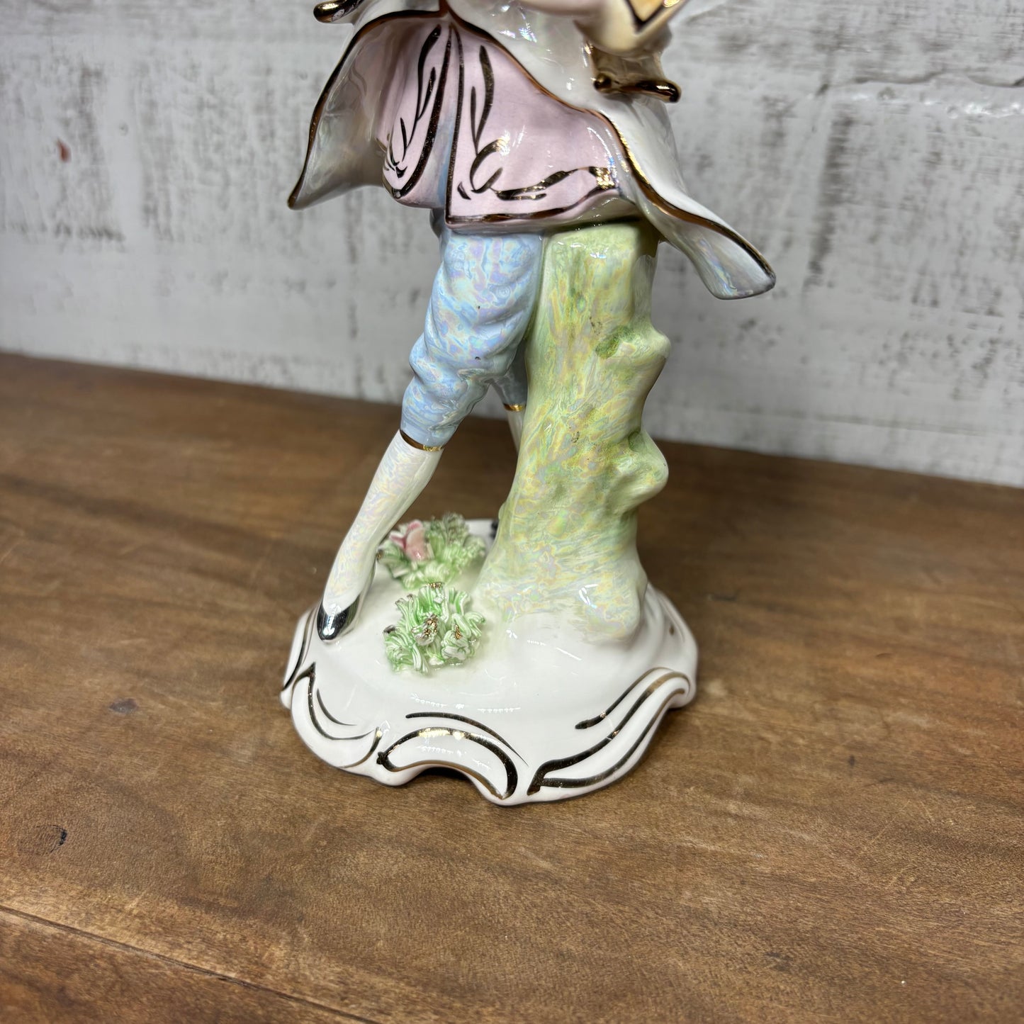 Vintage Porcelain Victorian Man Figurine