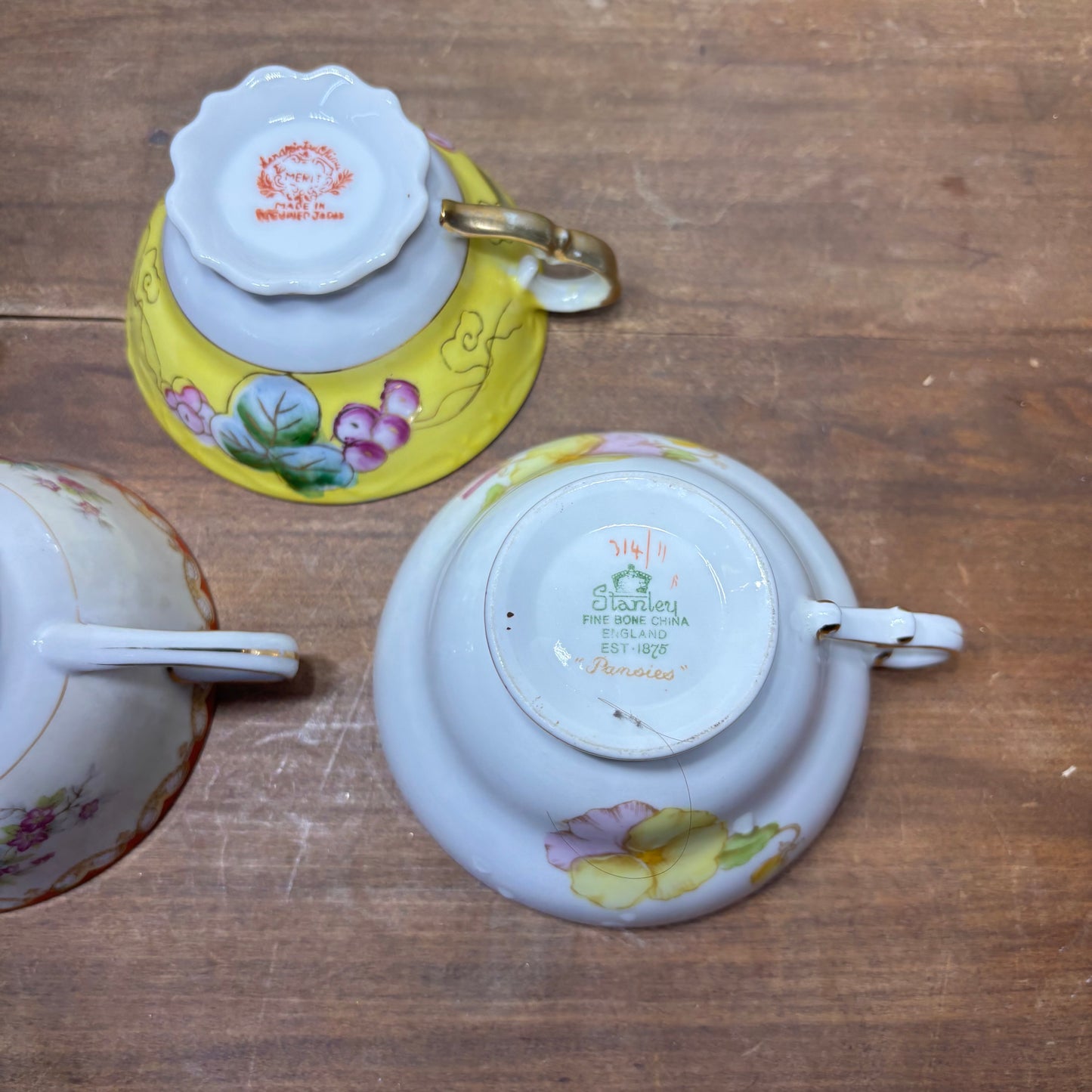 Vintage Tea Cups Set Of 4 #1