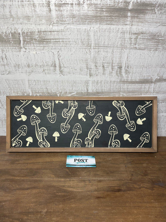 Reversible Mushroom/ Leaf Wall Decor