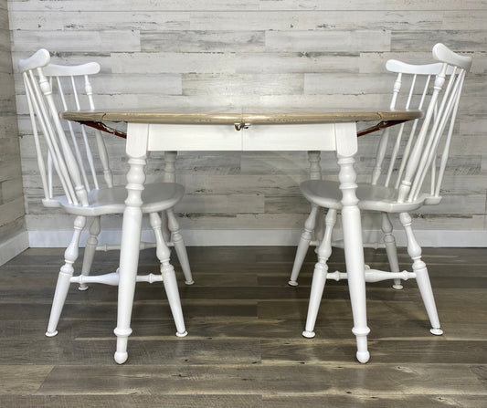 Ethan Allen Dining Set Drop Leaf