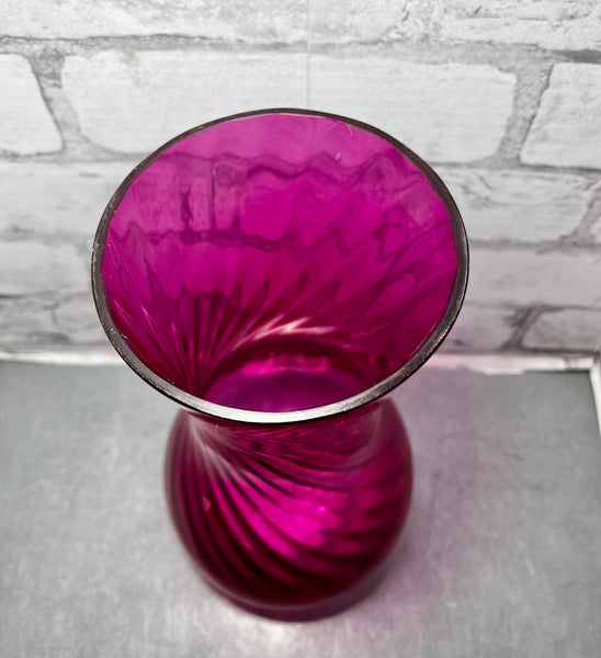 Pink Glass Vase