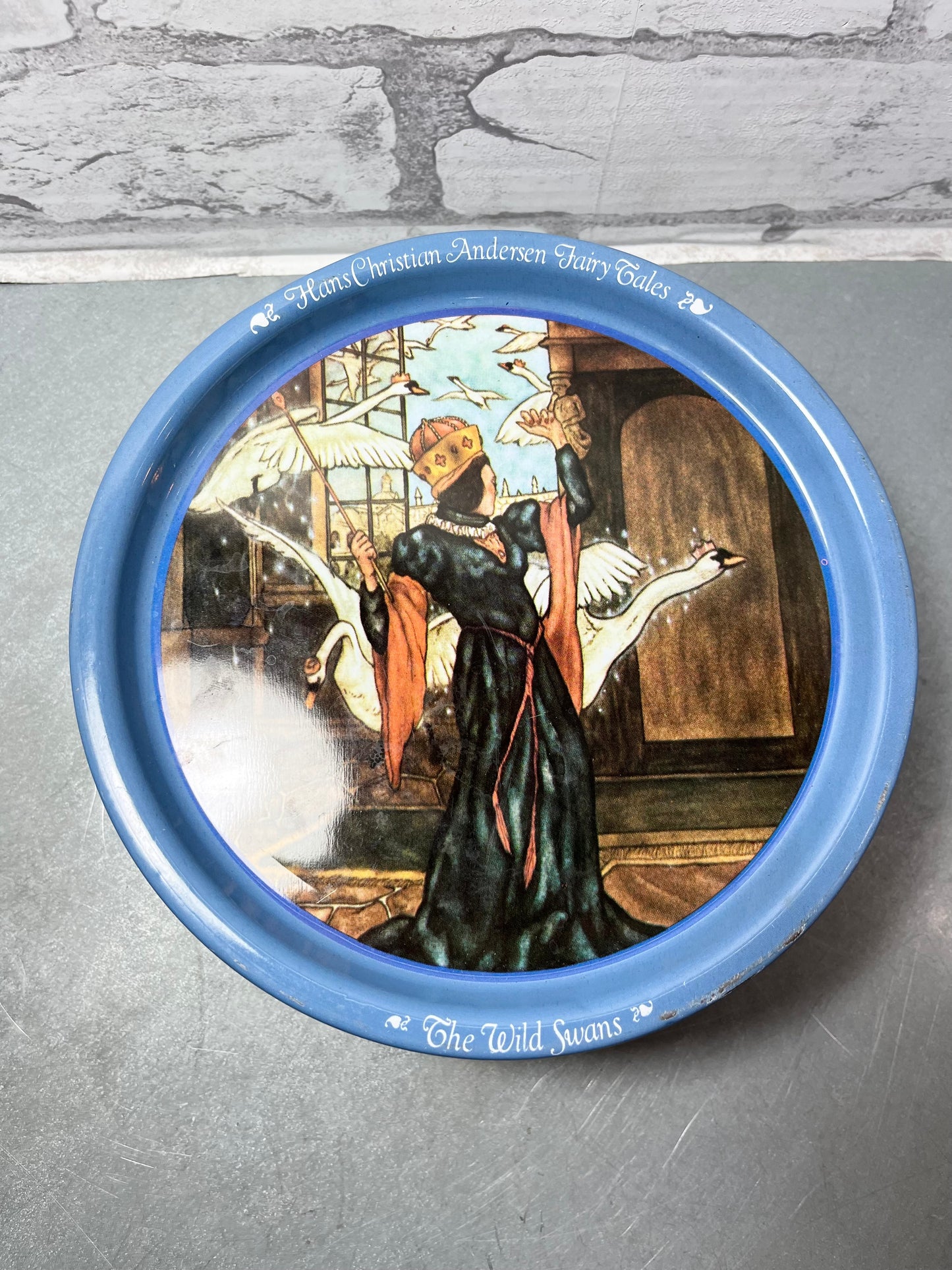 Kjeldsens Biscuit Tin Hans Christian Andersen Fairy Tale “The Wild Swans”