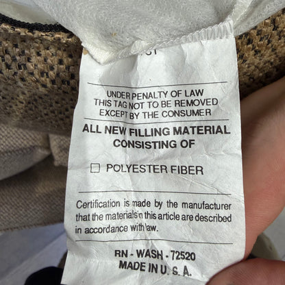 Beige Loveseat Made In USA