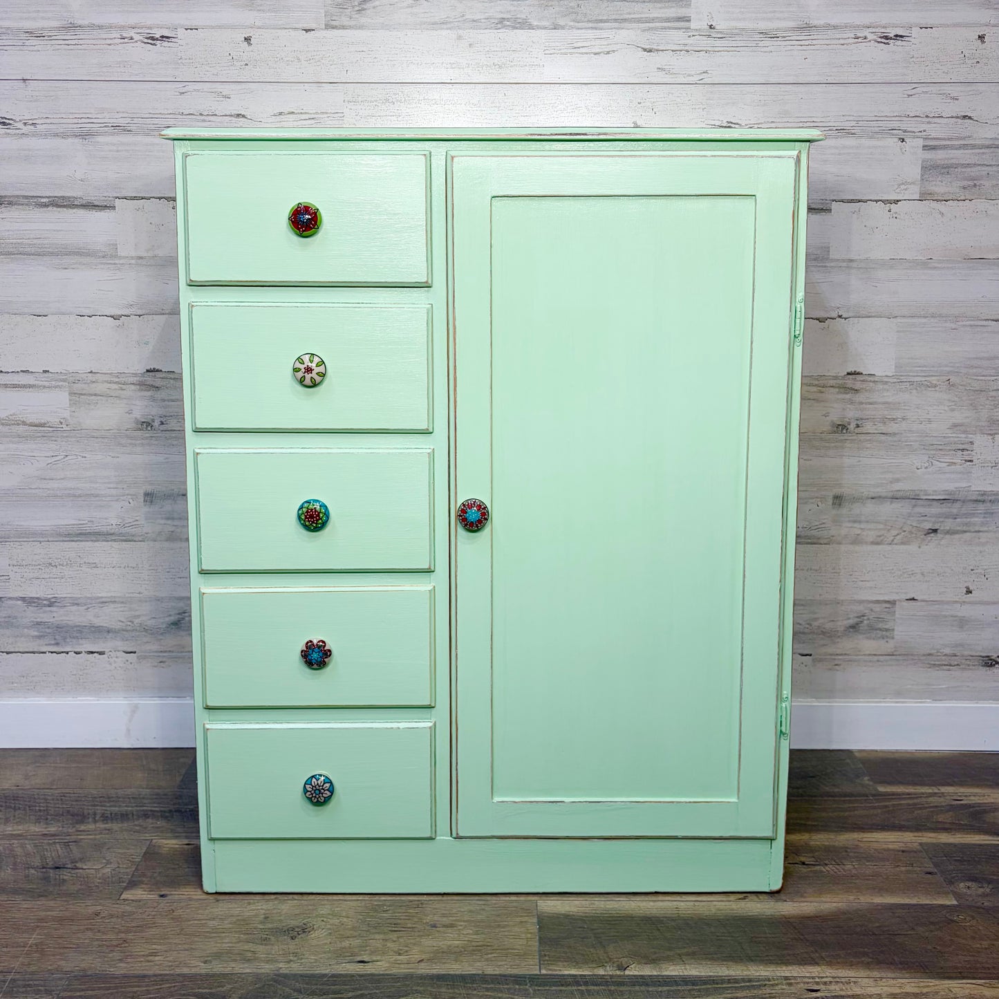 Armoire Dresser Mint Green
