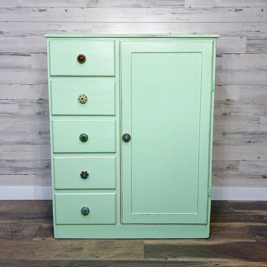Armoire Dresser Mint Green