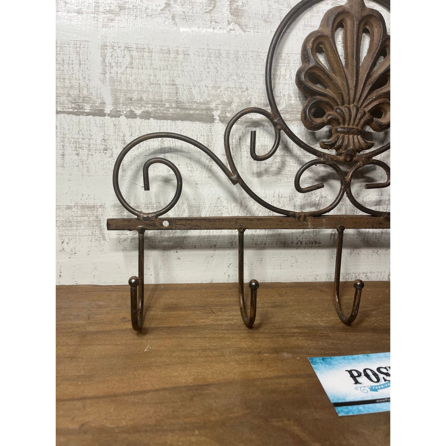 Wrought Iron Coat Rack