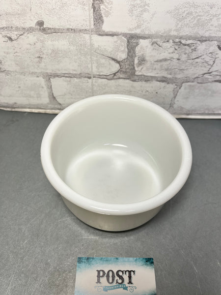 Vintage White Milk Glass Mixing Bowl