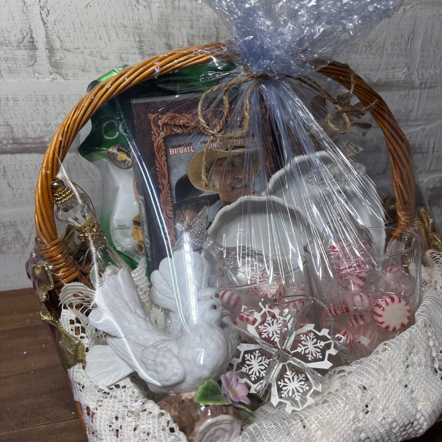 Dove Theme Gift Basket