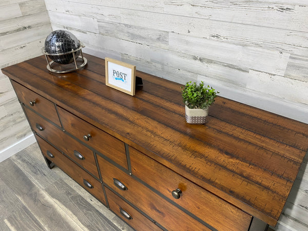 Rustic Industrial 3pc Dresser Set