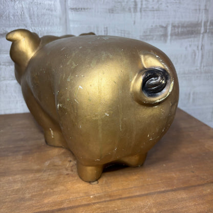 Mid Century Chalkware Starburst Piggy Bank A.N. Brooks