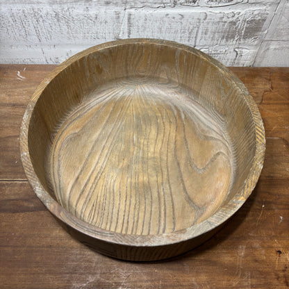Round Wooden Bowl