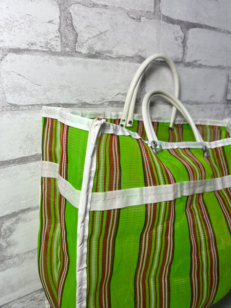 Green Gusseted Mercado Bag