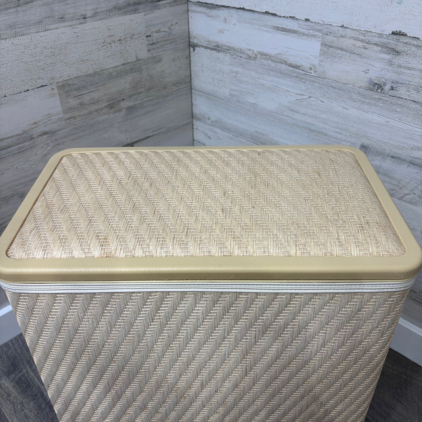 Mid Century Burlington Hamper