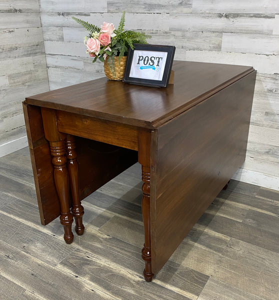 Antique Double Drop Leaf Dining Table