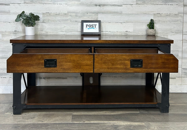 Industrial Rustic Tv Stand Credenza