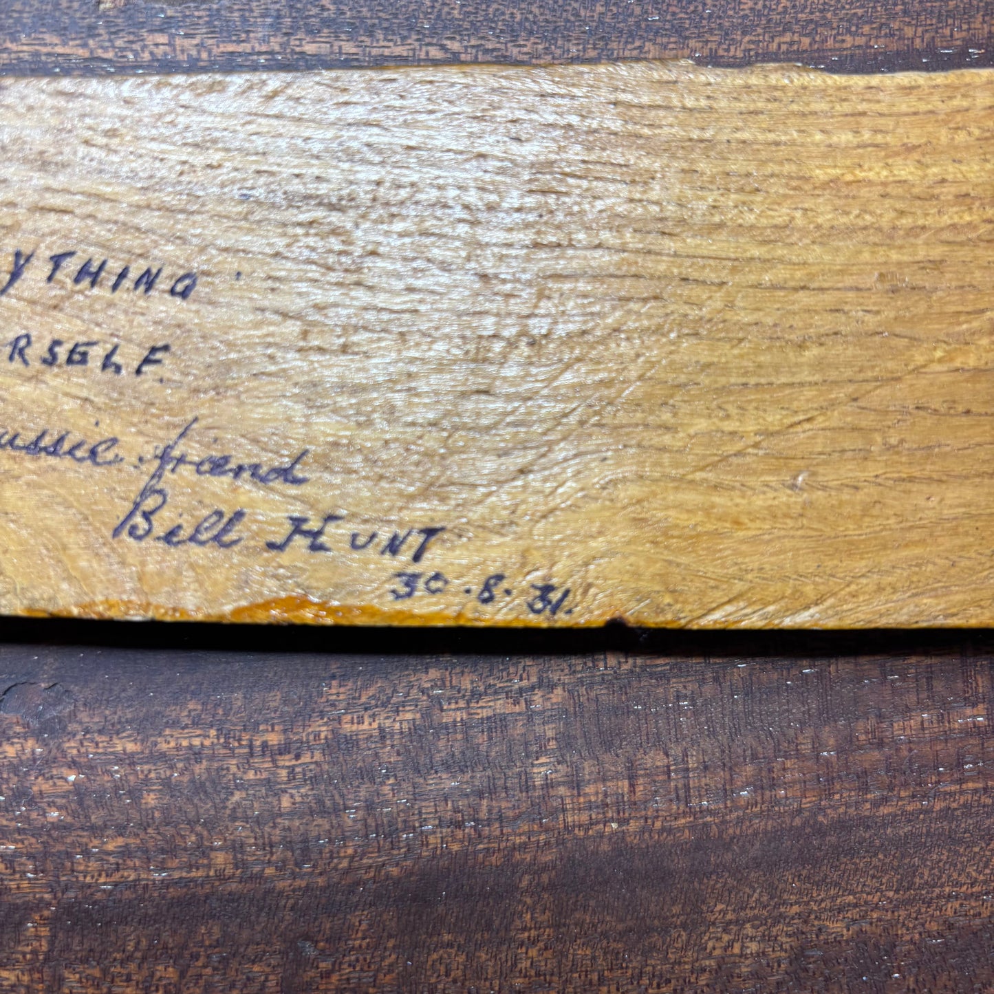 Antique Hand-Carved Boomerang