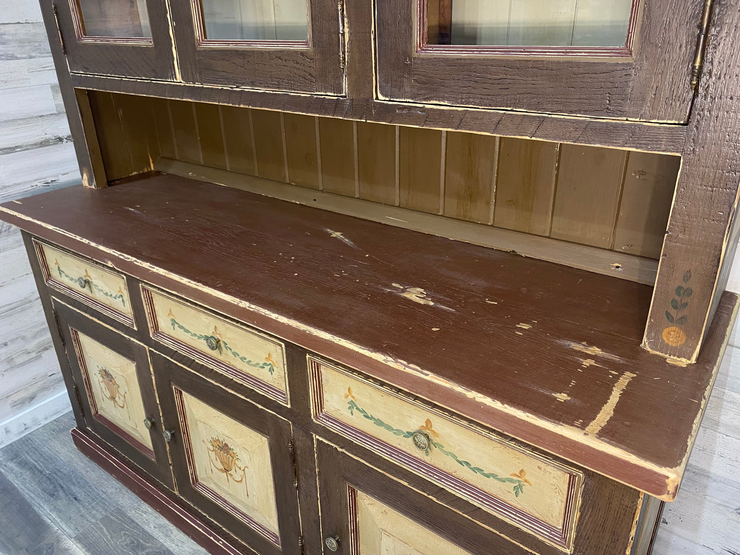 Rustic European Hutch