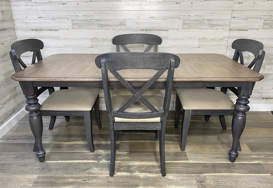 Farmhouse Gray Dining Set