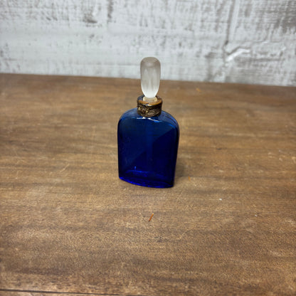 Vintage Evening In Paris Bourjois Cobalt Blue Collectable Perfume Empty Bottle