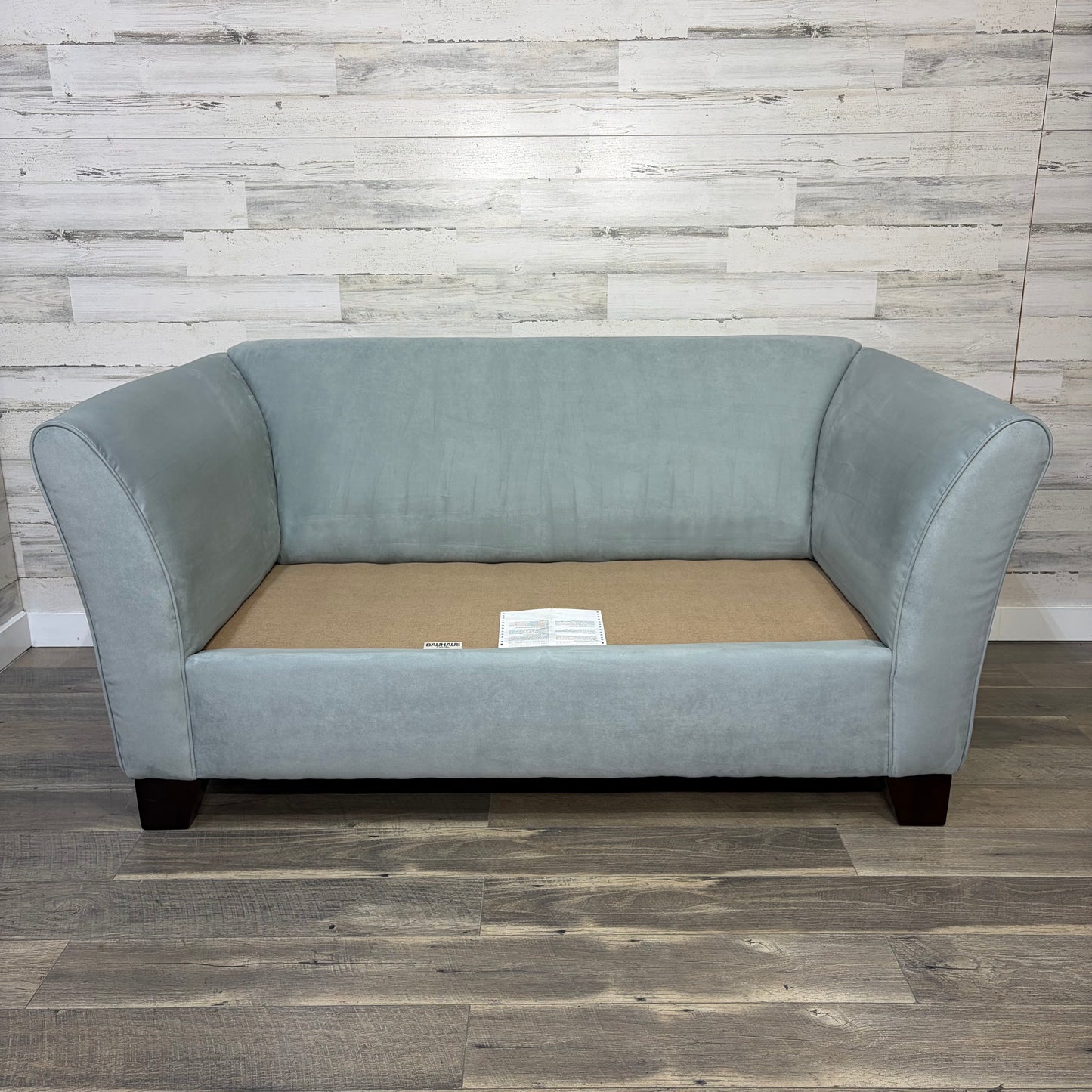 Bauhaus Blue Loveseat Sofa Couch