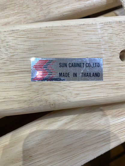 Mid Century Modern, Danish Style Teak Queen Platform Bed Frame